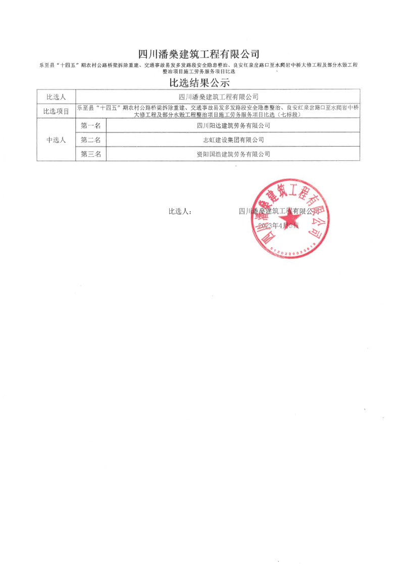 “十四五”期劳务比选结果公示（七标段）4-3_1